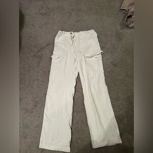 Zara White Cargos (Size 4)